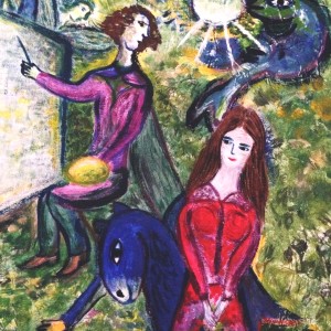 Reproduction – Chagall Autoportrait