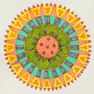 Mandala Apricot